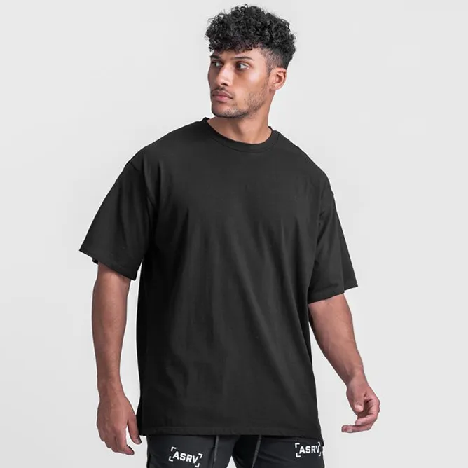 Men'S Fashion Casual Summer Solid Color Round Neck Short-Sleeve Quick-Drying Breathable