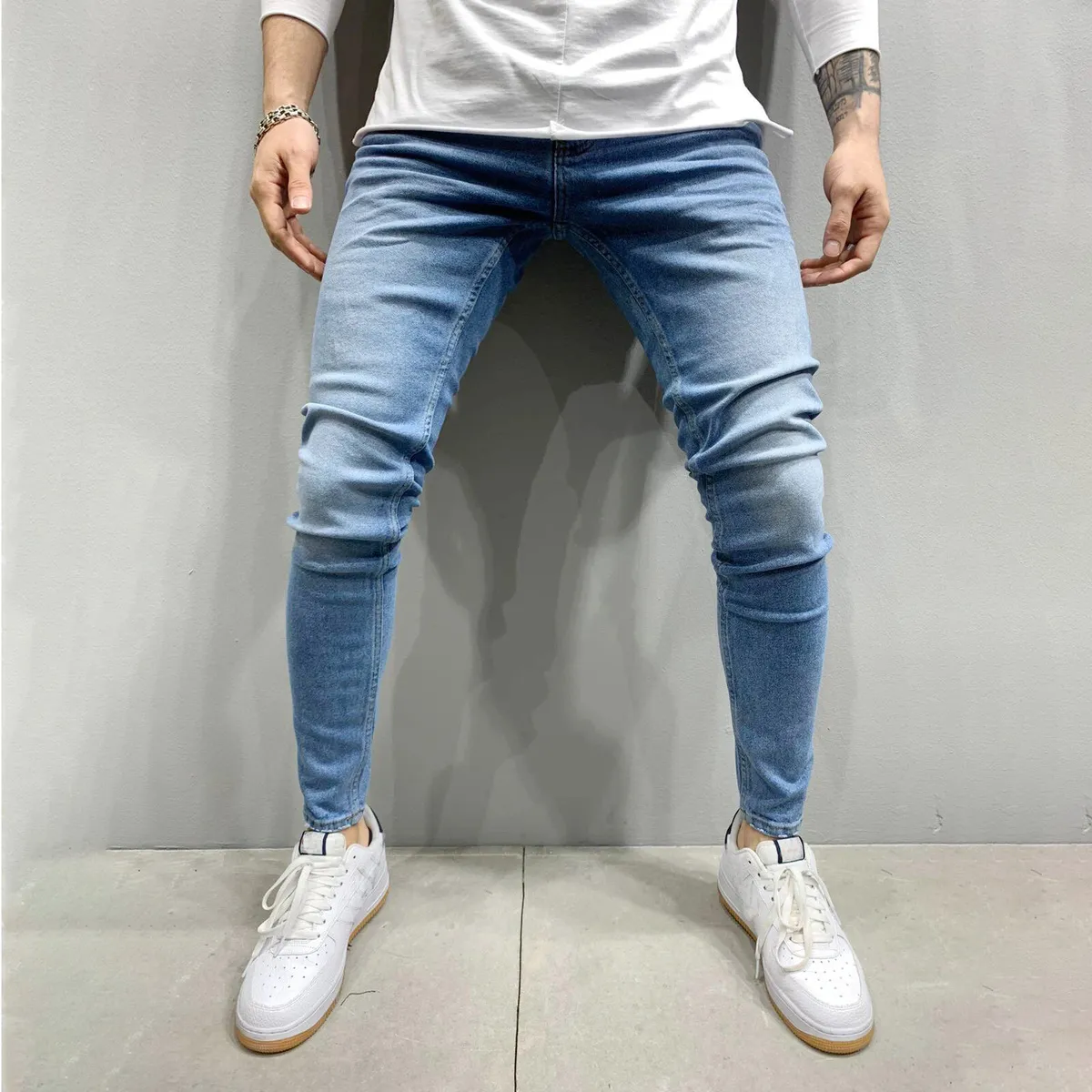 Men'S Fashion Casual Stretch Skinny Jeans