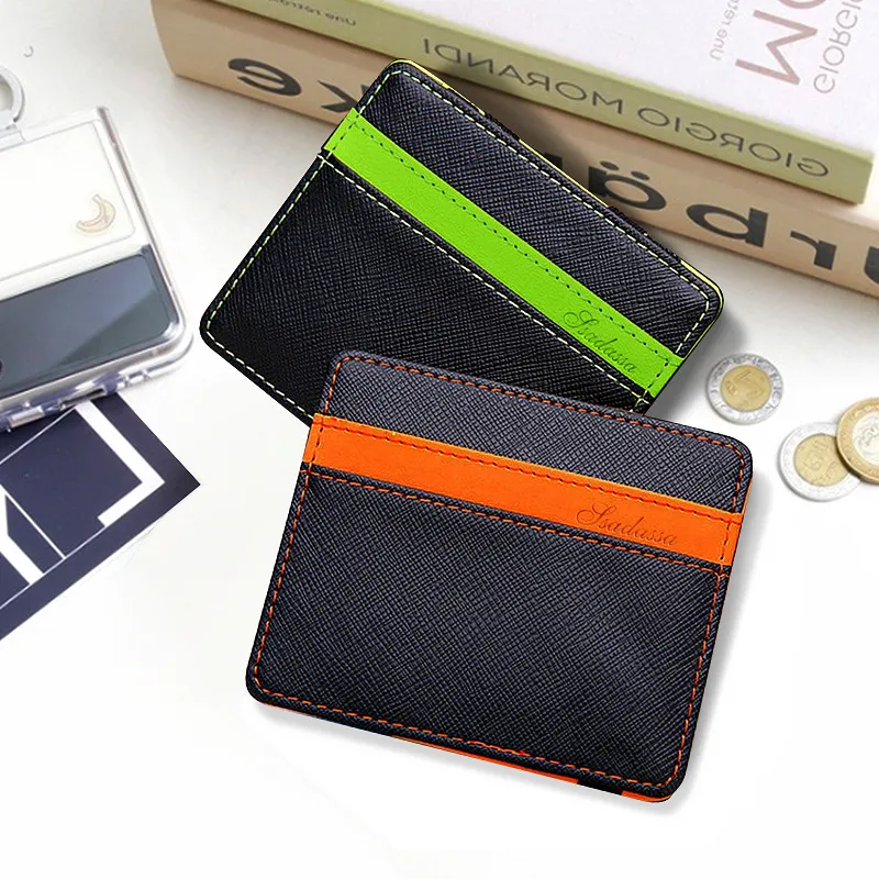 Men'S Fashion Creative Portable Multifunctional Card Holder Wallet