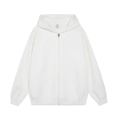 Fashion Casual Solid Color Long Sleeve Zipper Cardigan Hoodies