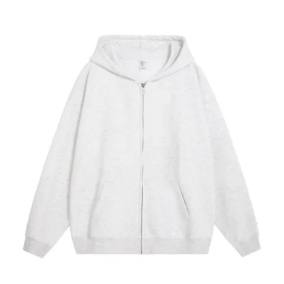 Fashion Casual Solid Color Long Sleeve Zipper Cardigan Hoodies