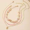 LJHN-Shell Three-Piece Set 02 (Pink)