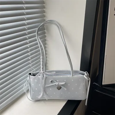 Fashion Dot Print Underarm Shoulder Bag