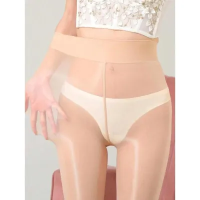 Women Fashion Sexy Solid Color Shiny And Smooth Thin 20d Silky Stockings