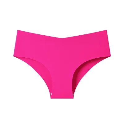 Woemn Fashion Sexy Printed Traceless Ice Silk Breathable Underwear