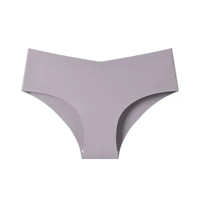 Woemn Fashion Sexy Printed Traceless Ice Silk Breathable Underwear
