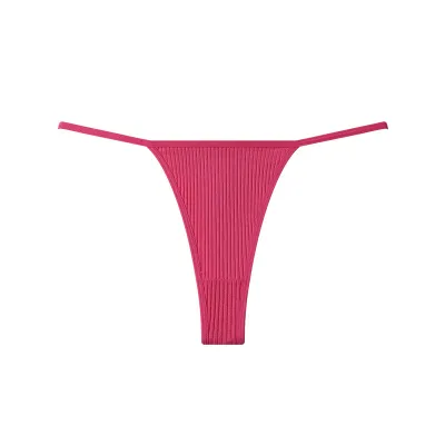 Women Fashion Sexy Simple Solid Color Thong