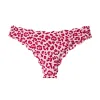 White Background With Rose Leopard