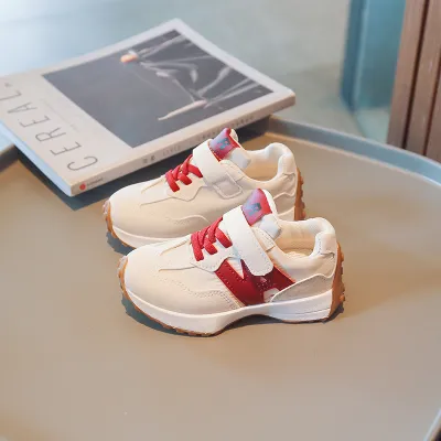 Kids Boys And Girls Fashion Casual Spring And Autumn Soft Sole Sneakers