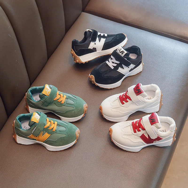 Kids Boys And Girls Fashion Casual Spring And Autumn Soft Sole Sneakers