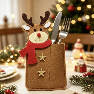 Christmas Creative Tableware Bag
