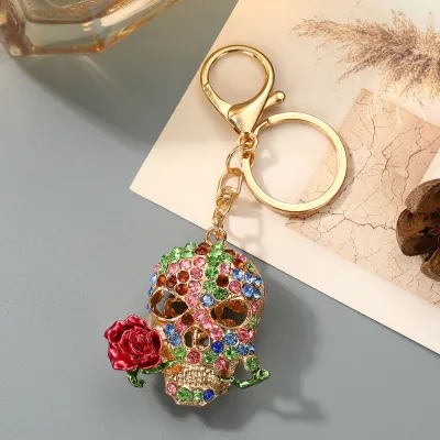 Personality Skull Alloy Key Chain