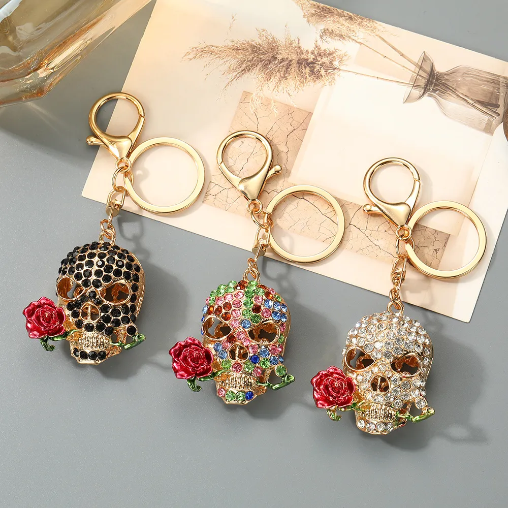 Personality Skull Alloy Key Chain