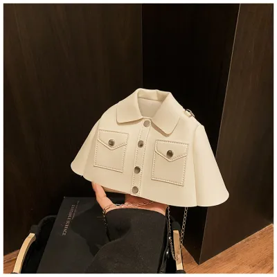 Fashion Creative Solid Color Chain Crossbody Bag
