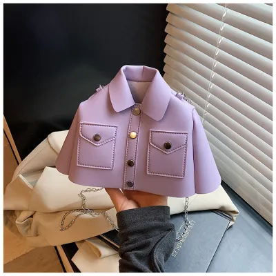 Fashion Creative Solid Color Chain Crossbody Bag