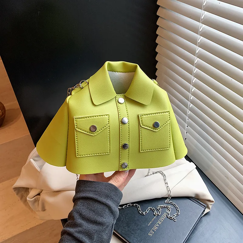 Fashion Creative Solid Color Chain Crossbody Bag