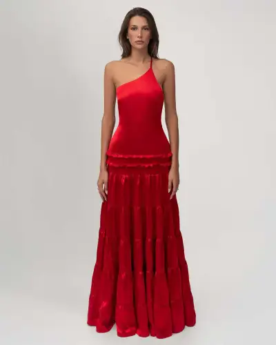 Women Fashion Elegant Summer Solid Color Sleeveless Backless Party Dress