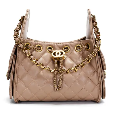 Fashion Rhomboid PU Chain Shoulder Bag