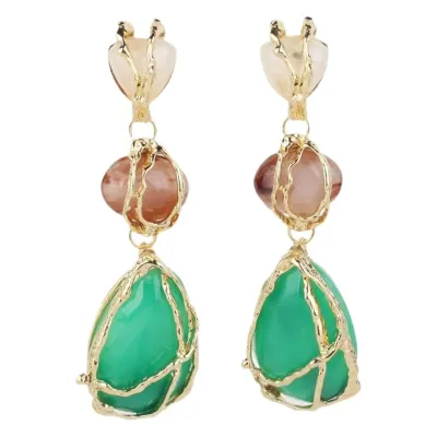 Women Fashion Geometric Water Drop Earrings