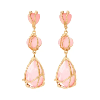 Women Fashion Geometric Water Drop Earrings