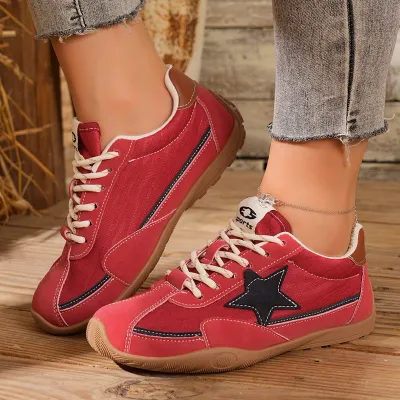 Women Fashion Casual Autumn Canvas Thin Breathable Sneakers