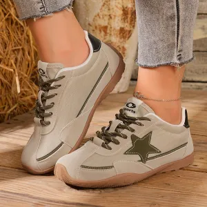 Women Fashion Casual Autumn Canvas Thin Breathable Sneakers