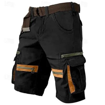 Men'S Fashion Casual Summer Multi-Pocket Breathable Cargo Shorts