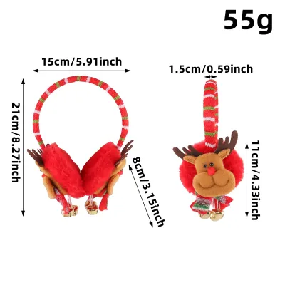 Christmas Cartoon Christmas Elk Warm Earmuffs
