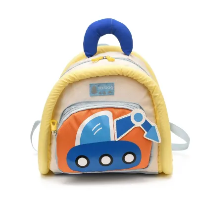 Kids Fashion Cute Cartoon Three-Dimensional Animal Car Backpack