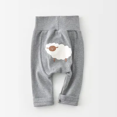 Kids Baby Boys And Girls Fashion Spring And Summer Cute Cartoon Pants