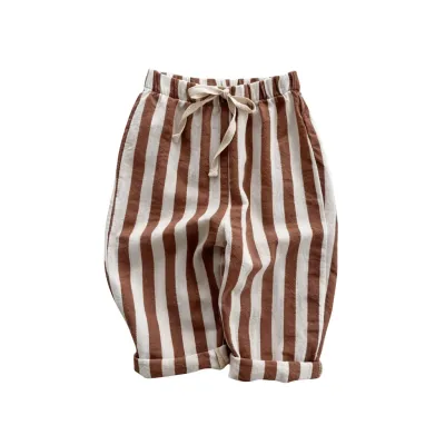 Kids Baby Boy'S Fashion Casual Spring Stripe Plaid Loose Pants