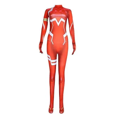 Halloween Women Fashion Printed Long-Sleeve Tight Cosplay Jumpsuits