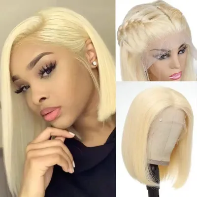 Women Fashion Boboshort Straight Chemical Fiber Wig