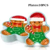 Gingerbread Man Green Tray