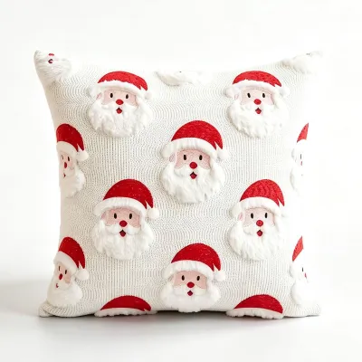 Christmas Bow Pillow Living Room Sofa Pillow Case