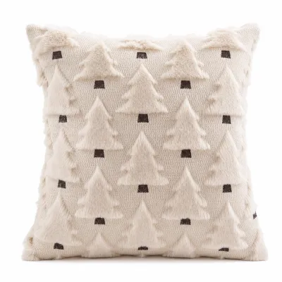 Christmas Bow Pillow Living Room Sofa Pillow Case