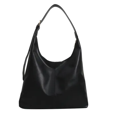 Women Fashion Casual Solid Color Large Capacity Shoulder Bag