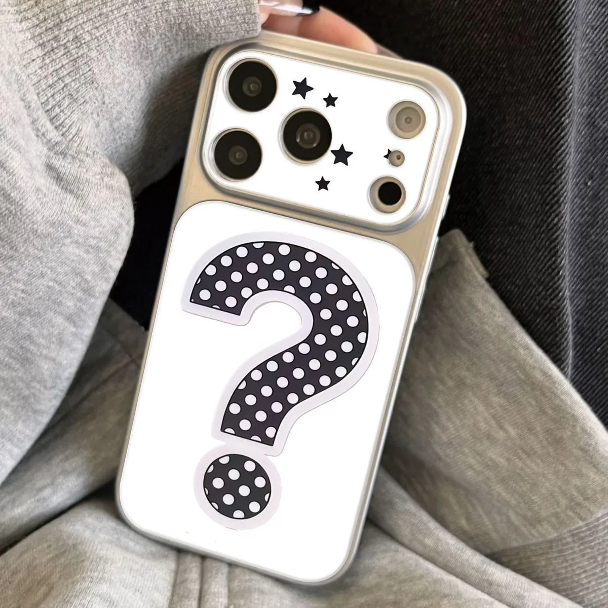 Fashion Funny Check Question Mark Iphone Case