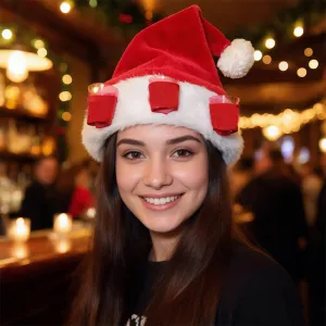 Christmas Creative Bar Party Cup Plush Hat