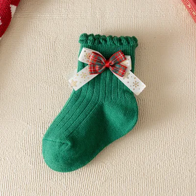Children Cartoon Christmas Socks