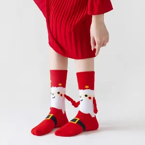 Christmas Creative Magnetic Holding Hands Cartoon Socks