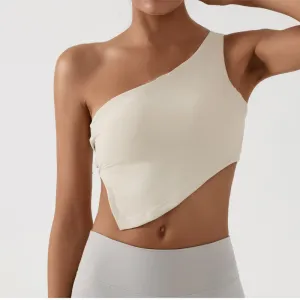 Women Fashion Sexy Solid Color Traceless Backless Quick-Drying With Chest Pad Sports Bra