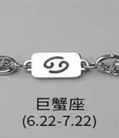 Men'S Fashion Twelve Zodiac Titanium Steel Double-Layer Chain Necklace Bracelet Set