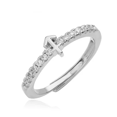 Women Fashion Twelve Zodiac Zircon Open Ring