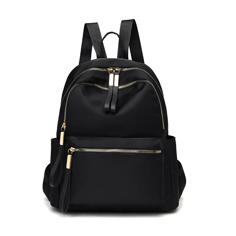 Women'S Fashion Casual Simple Solid Color Oxford Cloth Backpack