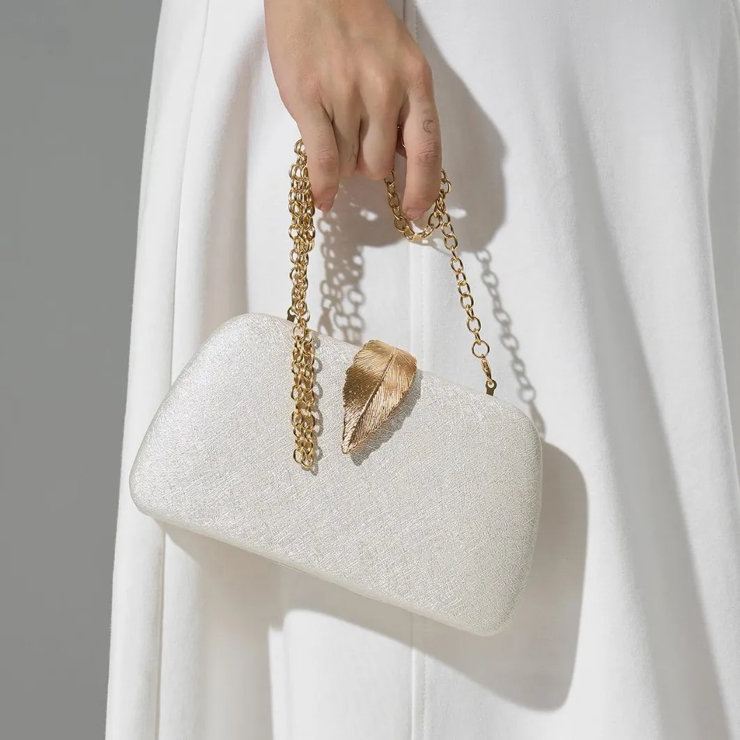 Women Fashion Elegant Solid Color Evening Bag