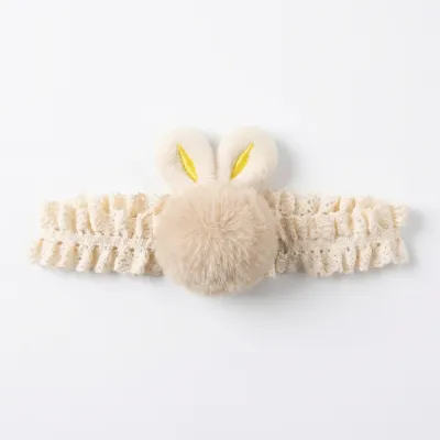 Kids Baby Fashion Cute Rabbit Fur Ball Hair Band