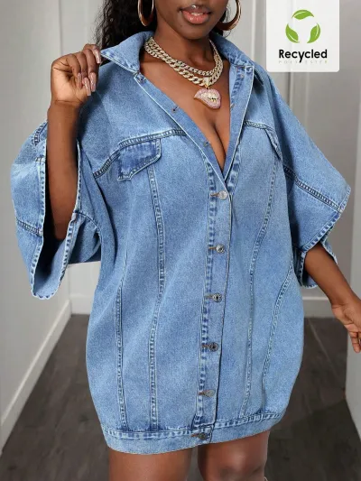 Women Casual Loose Denim Jacket