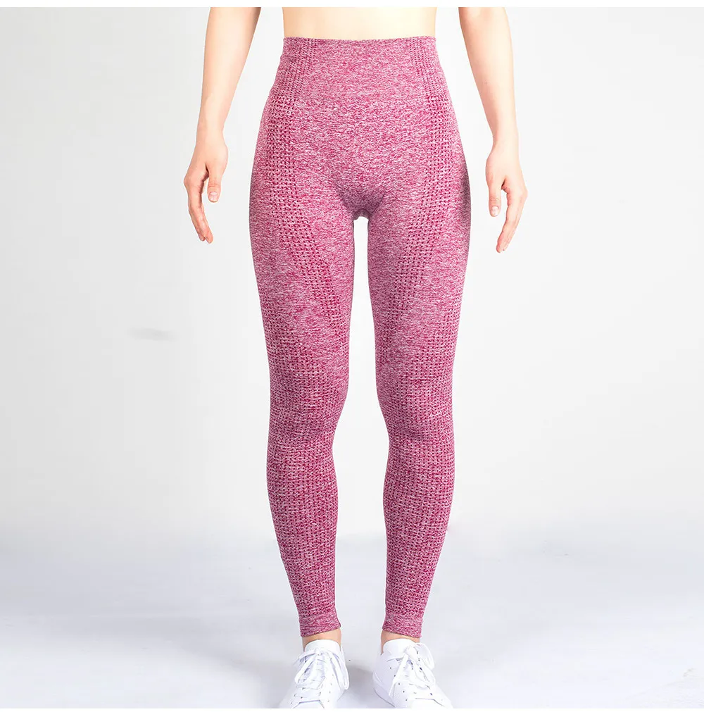 Women'S Fashion Quick-Drying Seamless Hollow Hip Tight Yoga Pants Leggings