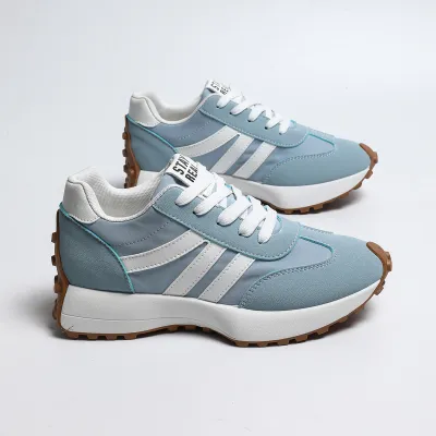 Women Fashion Casual Autumn And Summer Color Block Thick-Soled Sneakers